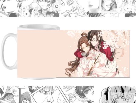 Чашка Благословення небожителів Heaven Officials' Blessing cup-00641 з зображенням Саньлан та Се Лянь.