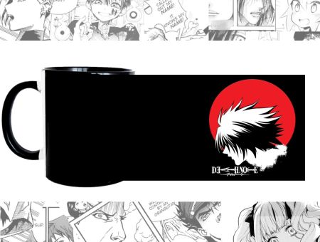 Чашка Тетрадь Смерти Death Note cup-922-00643 с изображением Эл, цветная