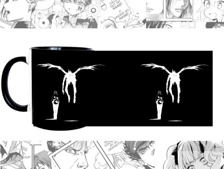 Чашка Тетрадь Смерти Death Note cup-922-00645 с изображением Рюк, Лайт Ягами, цветная