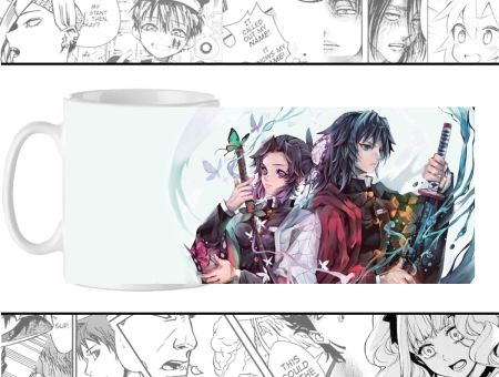 Чашка Клинок, що розтинає демонів Томиока Шинобу Demon Slayer cup-00005