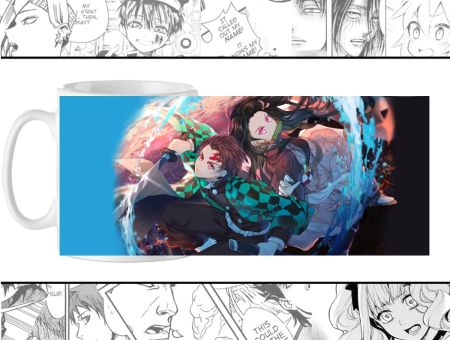 Чашка  Танджиро Незуко Клинок, що розтинає демонів Kimetsu no Yaiba cup-00007