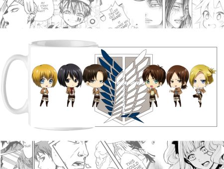 Чашка Атака Титанов с изображением cup-00036, Attack on Titan
