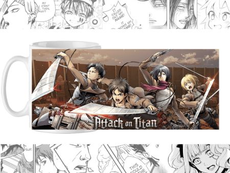 Чашка Атака Титанов Attack on Titan cup-00039