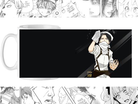 Чашка Леви Аккерман Атака Титанов Attack on Titan cup-00044