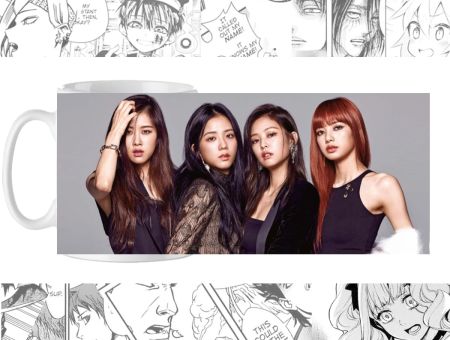 Чашка з зображенням cup-00294 Black Pink 1 шт