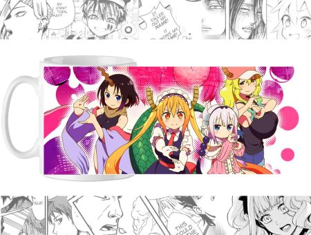 Горнятко з зображенням cup-00335, аніме Kobayashi-san Chi no Maid Dragon