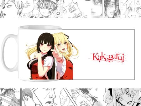 Горнятко з зображенням cup-00363 аніме Kakegurui Божевільний азарт