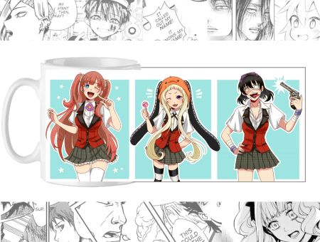 Горнятко з зображенням cup-00369 аніме Kakegurui Божевільний азарт