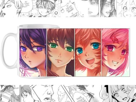 Горнятко Докі Докі літературний клуб Doki Doki Literature Club! cup-00373