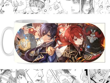 Горнятко Ділюк та Кейя Геншин Імпакт cup-00375 Genshin Impact Геншин Імпакт