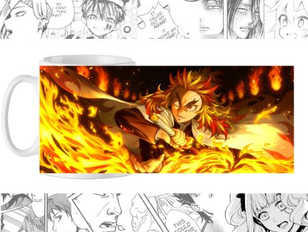 Чашка Ренгоку Demon Slayer Клинок , що розтинає демонів cup-00409