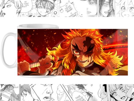 Чашка Ренгоку Demon Slayer Клинок , що розтинає демонів cup-00411