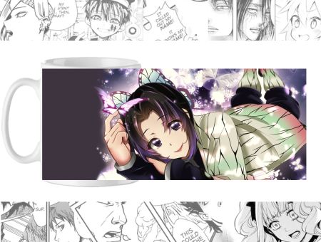 Чашка Шинобу Клинок  що розтинає демонів Kimetsu no Yaiba Demon Slayer cup-00418