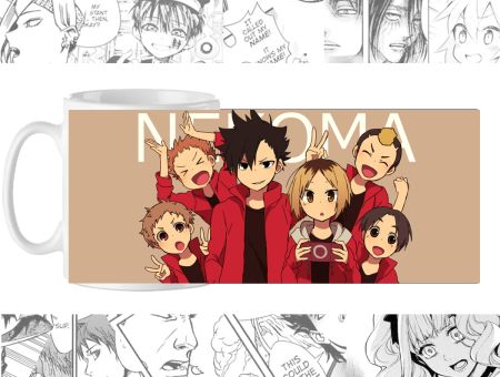 Чашка з зображенням cup-00447, аніме Haikyuu!! Некома