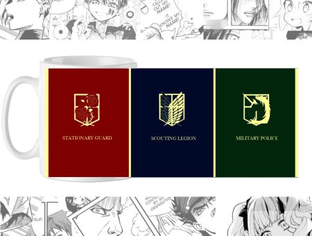 Чашка Атака Титанов Attack on Titan cup-00651