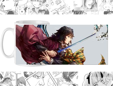 Чашка Гію Томіока Клинок , що розтинає демонів Demon Slayer cup-00653