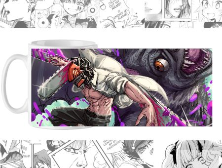 Чашка Chainsaw Man cup-00674 с изображением Дэнджи 
