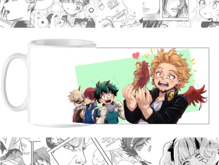 Чашка с изображением cup-00677 аниме Boku no Hero Academia Шото, Бакуго и Мидория 