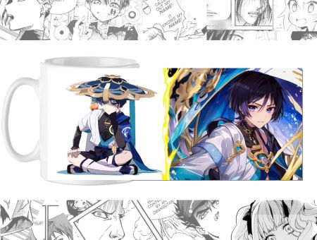 Горнятко Геншин Імпакт, Genshin Impact, Скарамучча cup-00692 із зображенням 