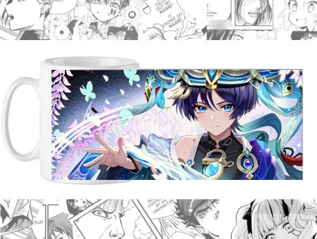 Горнятко Геншин Імпакт, Genshin Impact, Скарамучча cup-00696 із зображенням 