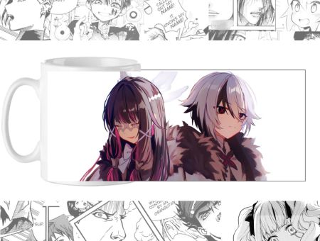 Горнятко Геншин Імпакт, Genshin Impact Коломбіна та Арлекіно, cup-00737 із зображенням 