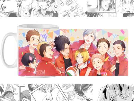 Чашка Haikyuu!! Некома cup-00751 з зображенням , аніме 
