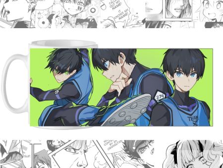 Чашка Ёити Исаги Синяя тюрьма Blue Lock cup-00756 с изображением 