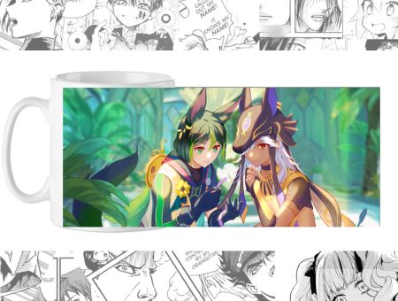 Горнятко Геншин Імпакт, Genshin Impact Тігнарі та Сайно. cup-00766 із зображенням 