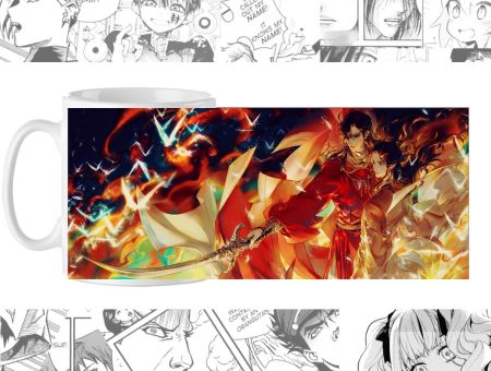 Чашка Благословення небожителів Heaven Officials' Blessing cup-00773 з зображенням Хуа Чен та Се Лянь.