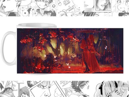 Чашка Благословення небожителів Heaven Officials' Blessing cup-00774 з зображенням Хуа Чен та Се Лянь.