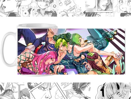 Чашка ДжоДжо Джолін Куджо, Ермес, Фу Файтерс Jojo's Bizarre Adventure cup-00793