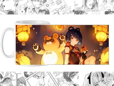 Горнятко Геншин Імпакт, Genshin Impact Сян Лін cup-00856 з зображенням 