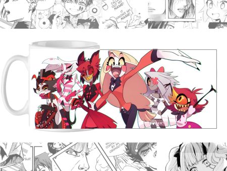 Чашка Хазбін готель Аластор Чарлі Веггі Даст Ентоні Хаск Hazbin Hotel cup-00878