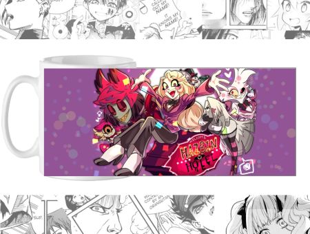 Чашка Хазбін готель Аластор Чарлі Веггі Даст Хаск Hazbin Hotel cup-00881