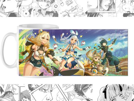 Горнятко Геншин Імпакт, Genshin Impact Муалані, Качіна, Шілонен, Кініч,  cup-00962 із зображенням 