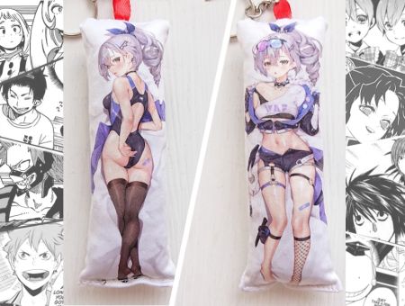 Дакімакура Сріблястий Вовк Honkai: Star Rail , двостороння міні 12*4см 0001