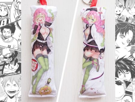 Дакімакура Міцурі Demon Slayer, двостороння міні 12*4см 0010