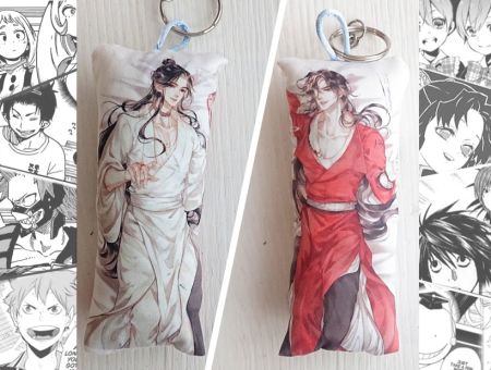 Дакімакура Хуа Чен та Се Лянь Ляньмучча Heaven Officials' Blessing, двостороння міні 12*4см 0011