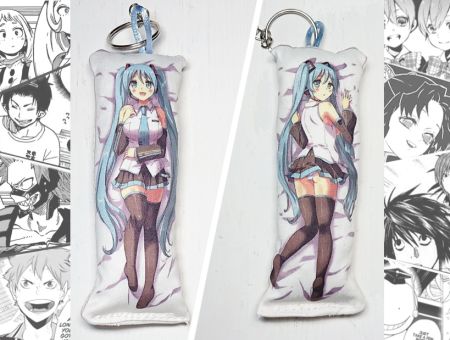 Дакімакура Хацуне Міку, двостороння міні 12*4см 0013
