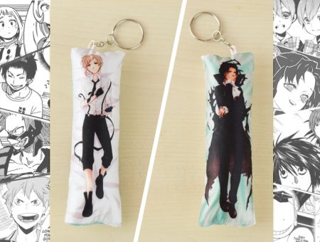 Дакімакура Bungo Stray Dogs двостороння міні 13*5см 4019