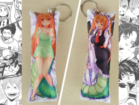 Дакімакура Тору Kobayashi-san Chi no Maid Dragon двостороння міні 13*5см 4022