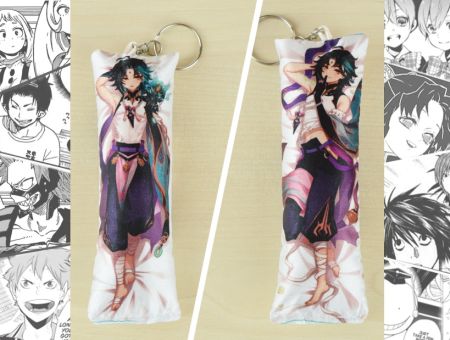 Дакімакура Сяо Геншин Імпакт Genshin Impact, двостороння міні 13*5см 4033