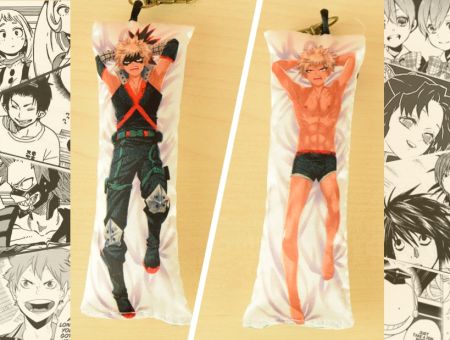 Дакімакура Кацуки Бакуго Boku no Hero Academia, двостороння міні 13*5см 4064