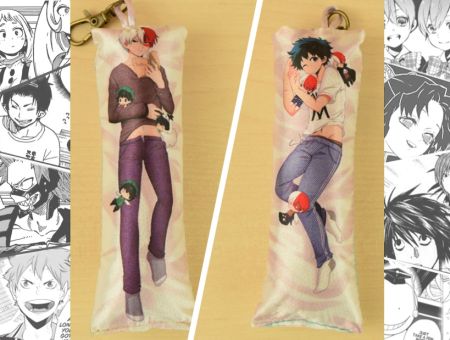 Дакімакура Шото & Мідорія Boku no Hero Academia, двостороння міні 13*5см 4090