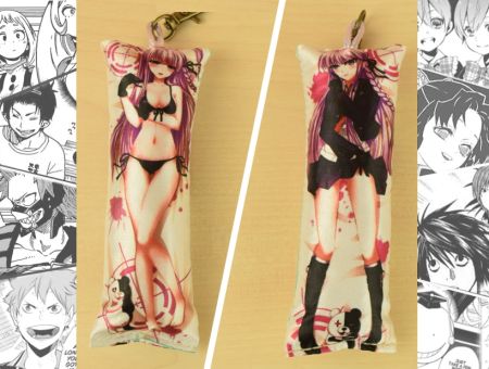 Дакімакура Данганронпа Danganronpa, Кьоко Кірігірі , двостороння міні міні 13*5 см 4096 брелок