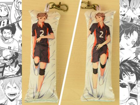 Дакімакура Волейбол!! Haikuyy!! , двостороння міні 13*5см Сугавара 4102