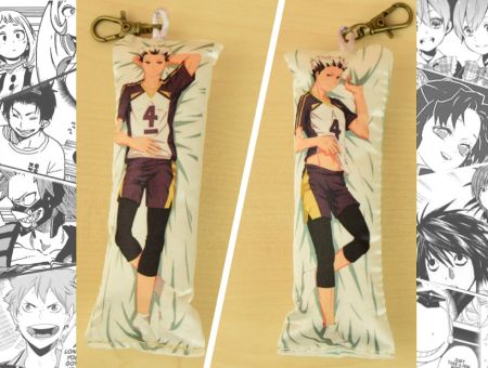 Дакімакура Волейбол!! Haikuyy!! , двостороння міні 13*5см Котаро Бокуто 4105