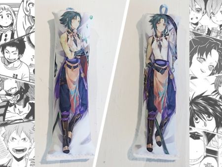 Дакімакура Сяо Геншин Імпакт Genshin Impact, двостороння міні 13*5см 4037