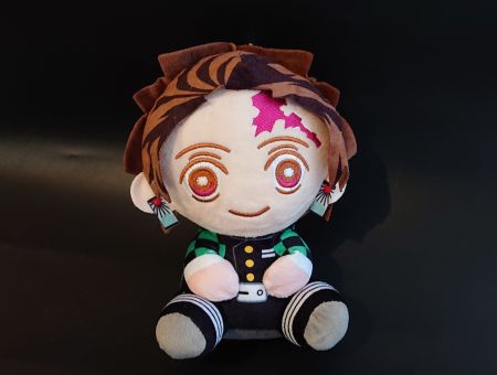 Плюшева Іграшка Танджіро Клинок, що розтинає демонів Demon Slayer 20см