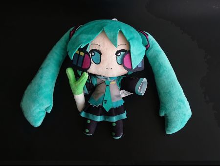 Сувенир плюшевая Игрушка Хацуне Мику, Hatsune Miku 26-27см